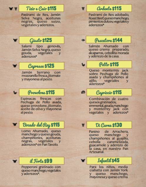 il Tavolo Xóchitl Menu - Image 2